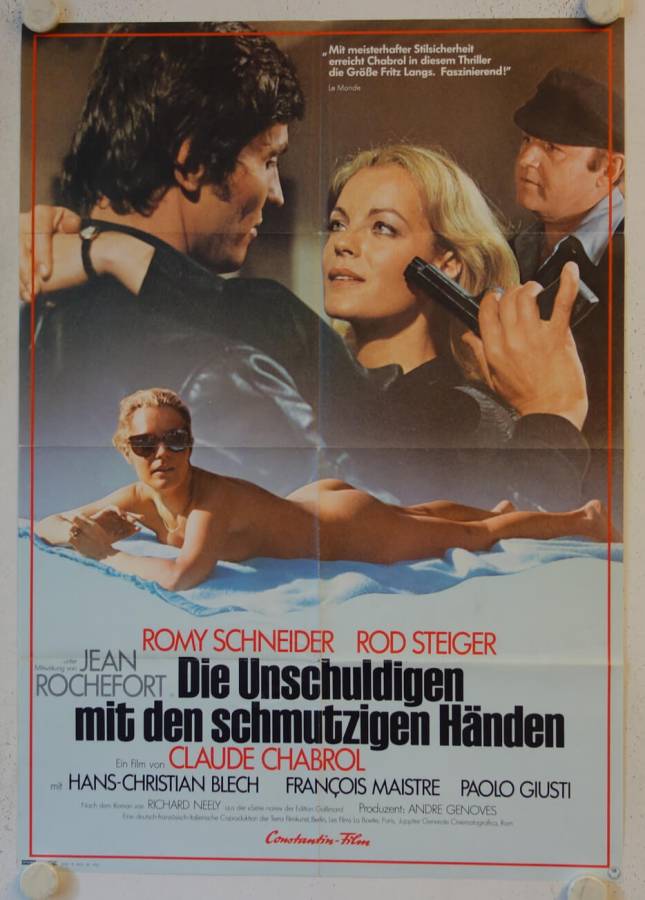 Die Unschuldigen mit den schmutzigen Händen originales deutsches Filmplakat